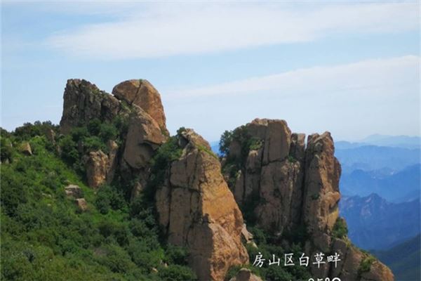 白草畔五指峰