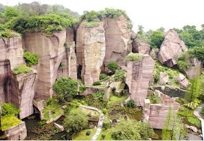 莲花山古采石场