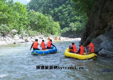 宁陕秦岭漂流